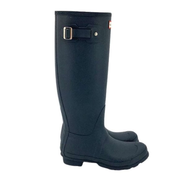 Hunter | Women's Original Tall Boots | Matte Navy | Various Sizes - Picture 3 of 6